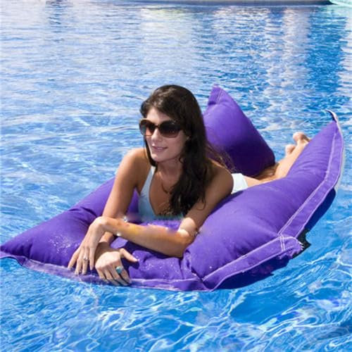 UGEFKMQ Indoor Outdoor Sitzsackwasserdichter Outdoor-Schwimmbad-Lounge-Stuhl, Entspannendes Sofa Für Schwimmbad, Schwimmsack-Stuhl (Ohne Füllung), 140 cm X 180 cm,Lila,180Cm*140Cm