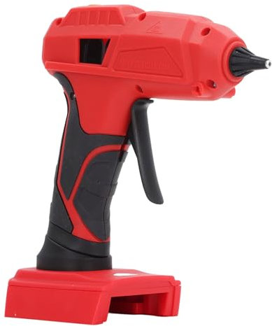Pistolet à Colle Thermofusible sans Fil, Pistolet à Colle sans Fil avec 5 Mini Bâtons de Colle, Kit de Pistolet à Colle Chaude électrique Portable 100 W à Piles pour Travaux