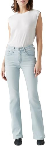 Levi's 726 High Rise Flare jeans för kvinnor, Dra igenom, 28W / 30L