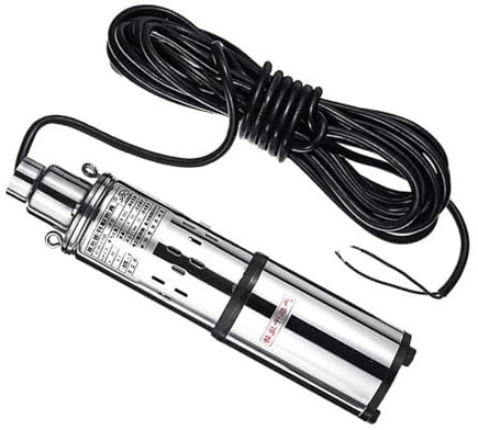 KEESUNG Solar Tiefbrunnenpumpe, Brunnenpumpe Edelstahl Wasser Tauchpumpe Wasserpumpe Gartenpumpe Rohrpumpe für Wasserentnahme und Bewässerung（200W）
