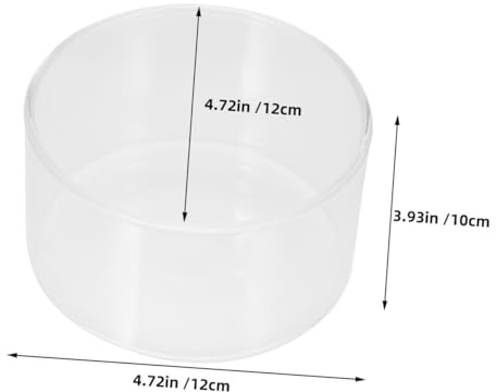 HANABASS Pots Verre pour Plantes Coupes Verre pour Centres De Table Vases Cylindriques Pots De Fleurs pour Orchidées