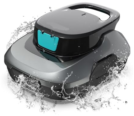 AYJYZHIAG Limpiador robótico inalámbrico for Piscinas Planas elevadas. Limpiafondos for