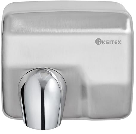 KSITEX Secador de Manos Comercial, Acero Inoxidable – Secador Eléctrico de Pared de Alta Velocidad, 2300W, con Sensor Automático para Baños, Aseos Públicos