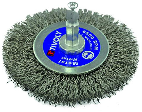 Brosse circulaire Technic Inox Ø 70 - HEXA 6, 35 mm