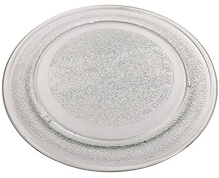 IMSurQltyPrise 9.6 245mm Microwave Glass Turntable Plate Dish Flat Bottom Replacement for Model 3390W1A035 WB49X10134 JES735BJ01 JES735BJ02 JES735WJ01 JES735WJ02 JES738WJ01 JES738WJ02 JES739WJ01