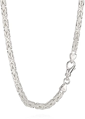 NKlaus 60cm Königskette 925 Silber elegante Halskette Breite: 5,7mm Collier 115g schwer 3473