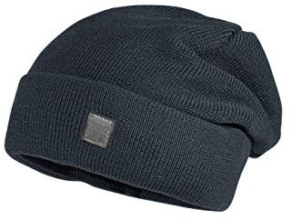 Maximo Jungen Umschlag Beanie-Mütze, anthrazit, 53, 03571-369900