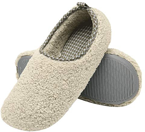 ChayChax Hausschuhe Damen Winter Wärme Pantoffeln Memory Foam Weiche Plüsch Bequeme Baumwolleschuhe