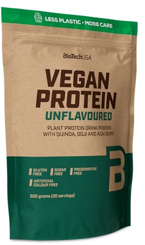 BioTechUSA Vegan Protein | pflanzliches Eiweiß aus Erbse & Reis