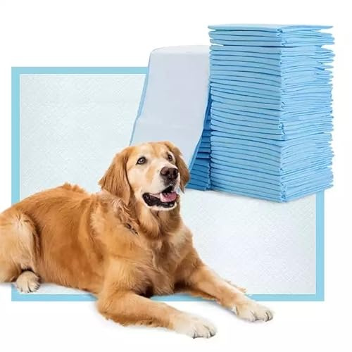 Puppy and Dog Pee Pads, Thicken 6 Layers Potty Training Pads for Dogs Cats Rabbit with Super Absorbent & Leak-Proof Design and Quick-Dry Surface (XL, 60 * 90 cm, 20 Count)