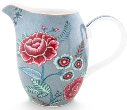Pip Studio Flower Festival Krug Light Blue 0,95 l