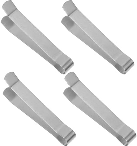 COHEALI Candle Extinguishing Clip 4Pcs Stainless Steel Metal Wick Snuffer Fire Safety Tool Compact Size for Candle Care and Flame Control