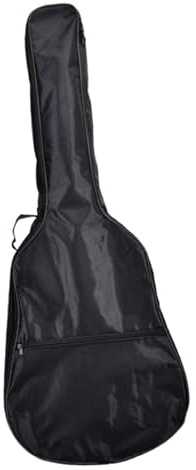 Oshhni Gitarrentasche, E-Gitarren-Staubschutz, tragbarer Tragegriff, Gitarrenkoffer, gepolsterte Gitarrentasche für Streicher, Notenblätter, 96.5 cm