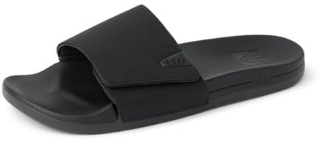 REEF Cushion Phantom Mens Slide Sandal, Ultra Soft Cushion Footbed, Black, 11