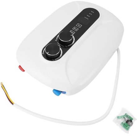 UEGFSIJRF Chauffe-eau électrique sans réservoir Chauffage rapide Mini chauffe-eau intelligent avec affichage de la température LED pour la maison, la cuisine et la salle de bain
