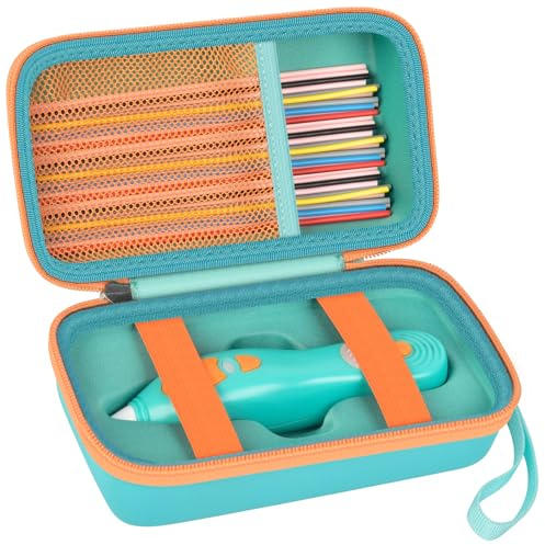 ANKHOH 3D Pen Case for 3Doodler Start+ Essentials 2025, Case Only | Stores the pen set, filament refills and Micro-USB charger in one compact organizer
