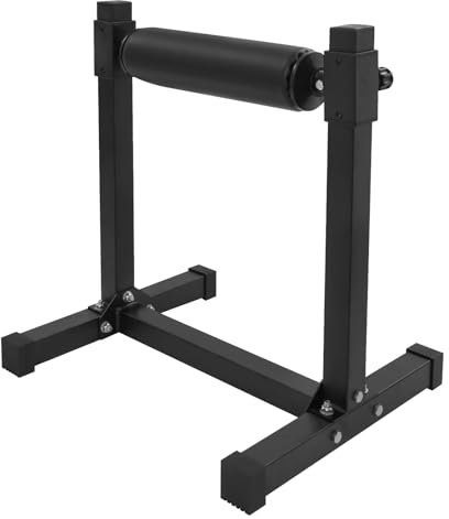 Split Squat Stand, Multifunktionale Squat Rack mit H-förmige Basis, Höhenverstellbarer Single Leg Squat Roller für Hause, professionelle Fitnessstudios, Outdoor-Aktivitäten, etc