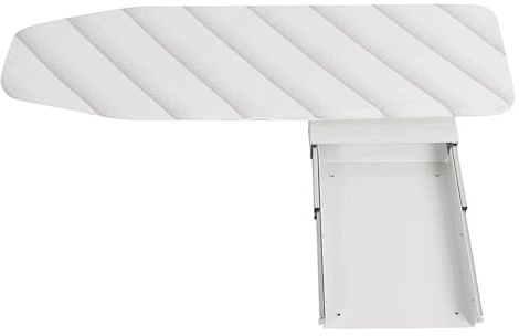 Tabla de Planchar retráctil y extraíble para Armario, Plegable, giratoria 180° y con Funda de algodón, diseño Compacto para cajones y armarios.