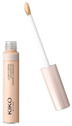 KIKO Milano Love Fusion 24H Moisture Radiant Concealer 4, Feuchtigkeitsspendender Concealer, Hält Bis Zu 24 Stunden Und Gibt Ein Strahlendes Finish