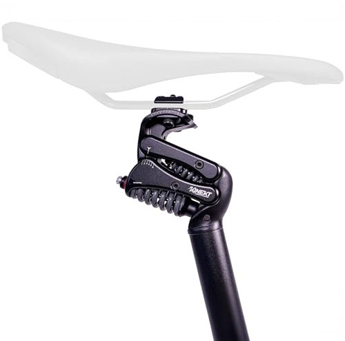 Kinekt Bodyfloat XR Aluminium Gefederte Sattelstütze (30.9 x 420), Schwarz