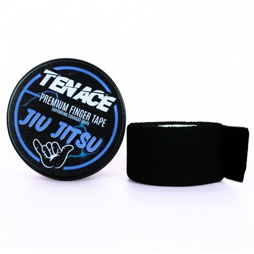 Tenace BJJ Jiu Jitsu 1 x fingerband för träning MMA och Grappling - fingerskydd och stöd (3,8 cm x 10 m)