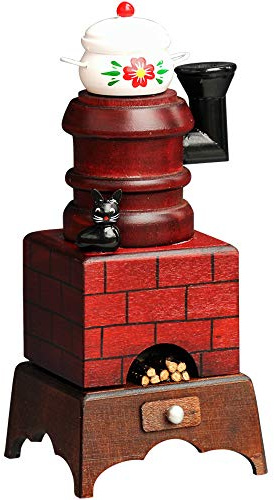 Yanka-Style Räuchermännchen Räuchermann Räucherfigur Rauchfigur Räucherofen mit Kochtopf ca. 20 cm hoch aus Holz Weihnachten Advent Geschenk Dekoration (30212)