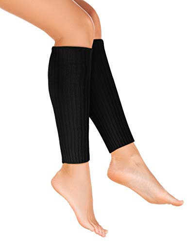 Balinco Strick-Stulpen | Beinstulpen | Damen & Mädchen Stuplen | Beinwärmer für den Alltag oder als Accessoire zum Karneval/Fasching (Schwarz)
