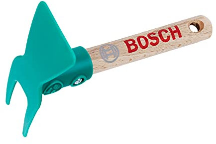 Theo Klein 2790 Bosch Hacke, kurz I Robuste Kinder-Gartenhacke I Stabiler Holzgriff I Anti-UV I Spielzeug für Kinder ab 3 Jahren