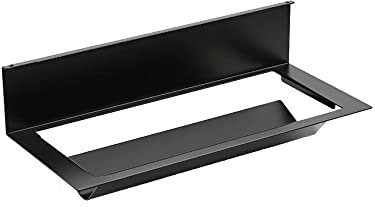 Linero MosaiQ Papierrollenhalter 350 x 155 x 120 mm schwarz matt/Relingsystem/Kesseböhmer