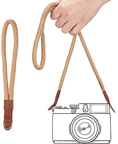 NBEADS Camera Strap, 95cm Long Rope Camera Strap with Camera Wrist Strap Nylon Rope Camera Neck Shoulder Strap for Micro Single and DSLR Camera, Peru