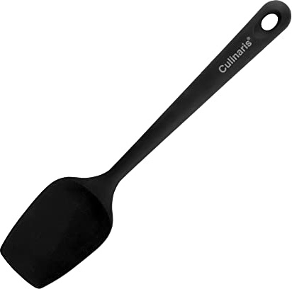Culinaris Silikon Flexlöffel • Hitzebeständiger Flexlöffel zum Kochen BBQ Grillen Backen • BPA frei Lebensmittelqualität • Flex Löffel Spülmaschinengeeignet • Farbe Rot (L 28 cm x B 6 cm)