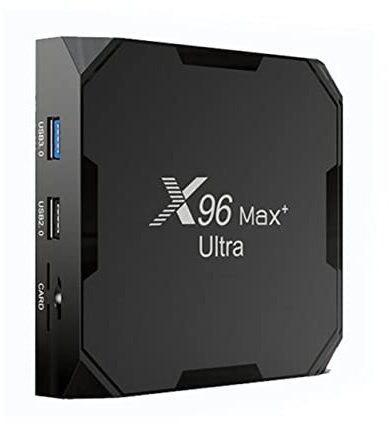 AMITVA Android 11.0 TV Box 4GB RAM 64GB ROM X96max+Ultra Smart TV Box S905X4 Quad-Core 8K/1000M LAN/1080P/USB 3.0/H.265/WIFI 2.4G/5G BT 4.1 Android TV Box Media Player,4gb+64gb