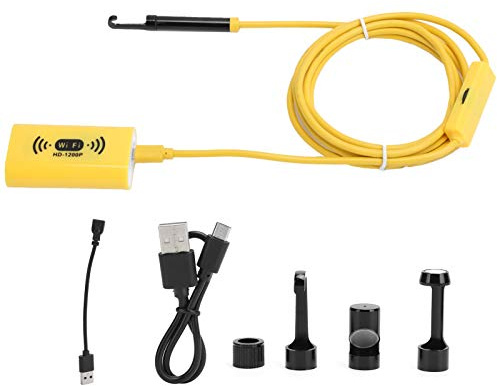 Endoskopkamera, 8 Mm LED-Licht und HD 1200P IP68 Wasserdichtes Drahtloses WiFi-Endoskop, Inspektionskamera mit Licht für IOS/Android (2m / 6.6ft)