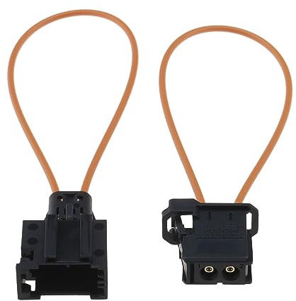 eMagTech 1 juego de conectores de bucle de fibra óptica Bypass macho y hembra adaptador herramienta de dispositivo de diagnóstico para automóviles Radio y sistemas de navegación de audio