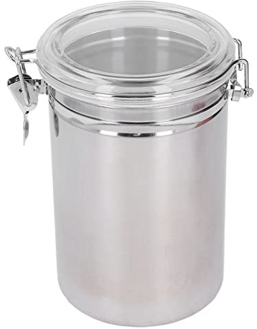 aqxreight Contenitore Sigillato per Alimenti in Acciaio Inossidabile Contenitore Ermetico per la Conservazione della Dispensa della (Extra grande 2100 ml)