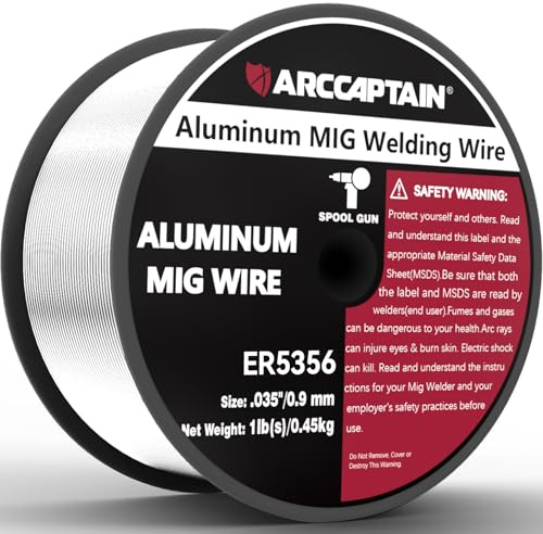 ARCCAPTAIN Magnesium Aluminum MIG Welding Wire ER5356 .035, 1LB