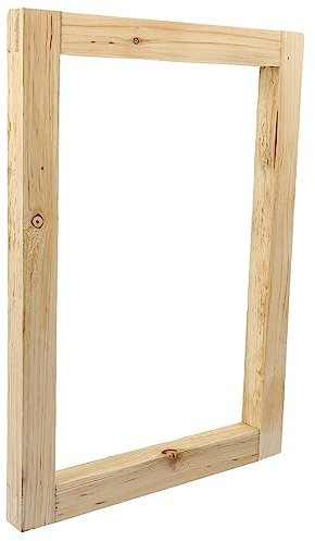 PHENOFICE Siebdruckrahmen Aus Holz DIY-Rahmen Für Siebdruck Tragbar Und Praktisch Geeignet Shirts Handtaschen Einkaufstaschen Und Tischdecken Robust Und Langlebig