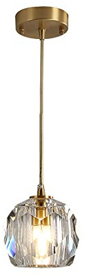 Creative Personality Glass Chandelier, G9 Light Source Single Head Hanging Light, Flush Mount Ceiling Lighting, Restaurant Bar Club Decoration Pendant Lamp