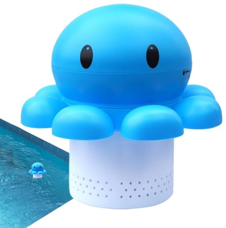 Float de comprimé de Chlore - Dispensateur de Piscine réglable de 25 cm, Outil de Nettoyage Durable, Porte-Produits Chimiques, Dispositif de désinfectant Flottant | Aide à l'entretien hebdomadaire