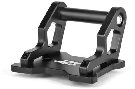TXDBD Soporte Teléfono Móvil con GPS para Motocicleta para CFMOTO 450MT 2024 2025 Delantero Smartphone De 12/22 Mm Placa Transversal Barra Soportes De GPS(Black 2-12mm)