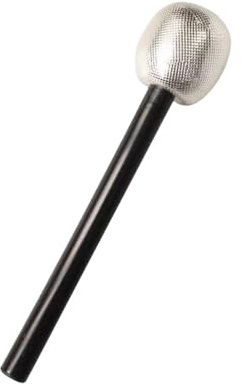 Generico Mikrofonleksak: Falsk Mikrofon | Mini Mikrofoner, Realistiska Falska Mikrofonos, För Fiktionsspel, Karaoke, Födelsedagar,