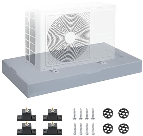 Mini Split Pad AC Condenser Pad,18Wx38Lx3 H Mini Split Base for Ductless AC