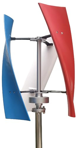 Kit generatore di turbine eoliche, design verticale portatile, tecnologia di levitazione magnetica, regolazione automatica della direzione, potenza 600 W per la produzione di energia