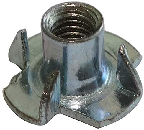 AERZETIX: Set di 10 dadi a griffe per fissaggio di parti di mobili (M8)