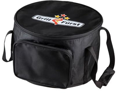 Grillfürst Dutch Oven Aufbewahrungstasche für DO 6, Ø 33 cm - Tragetasche für Feuerofen, Transporttasche für Gusseisen Topf, schwarz