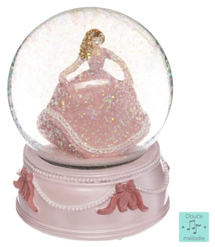 Atmosphera - Boule à Neige Musicale Princesse - H13 cm