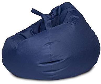Ecopuf Oscar Puff Fåtölj Inomhus & Utomhus Väska - Polyester Antimack Pouf med handtag