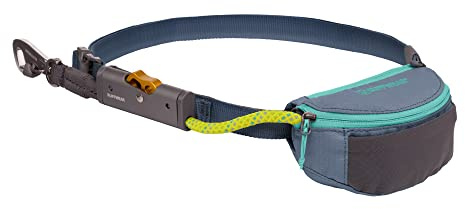 Ruffwear, Hitch Hiker Dog Leash, Adjustable Leash & Hitching System for Camping & Hiking, Slate Blue
