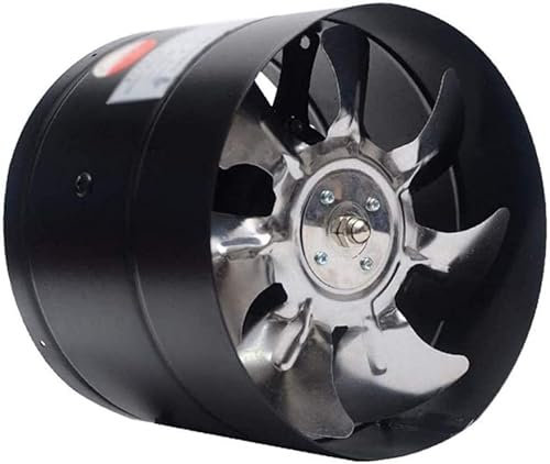 Industrial Commercial Extractor Exhaust Fan Round Exhaust Fan,6 Inch Powerful Smoke Exhaust, Kitchen Small Exhaust Fan Toilet Mini Power 40w (Size : 1)