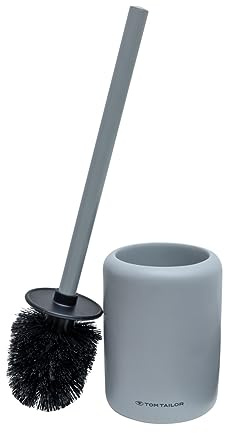 TOM TAILOR WC-Garnitur Grey auswechselbarer Bürstenkopf Grau